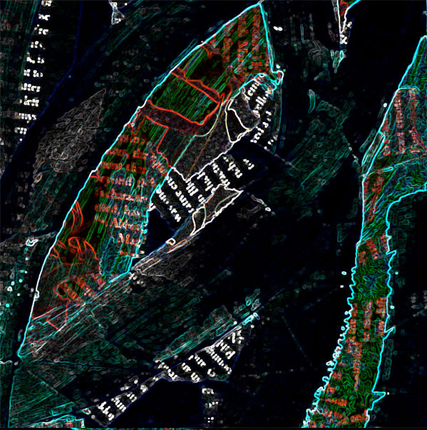 Newspaper-collage-glowing